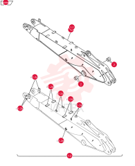 Схема (E235BSR) - CRAWLER EXCAVATOR (5/07-) YF05B00006F1