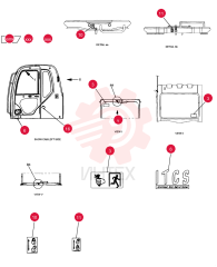 WARNING DECAL PH20T01018P1