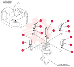 HYD LINES, SWIVEL YF19H00003F1