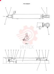 CYLINDER,Double Acting, 35mm Rod, 417mm Stroke
