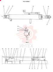 CYLINDER,Double Acting, 40mm Rod, 455mm Stroke