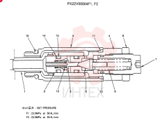 VALVE PRESSURE RELIE PX22V00004F1