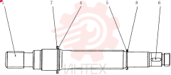 SHAFT ASSY. PX10V01004F1