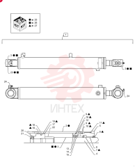 HYDRAULIC CYLINDER PW01V00074F1