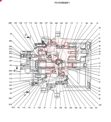 HYDRAULIC MOTOR PX15V00025F1