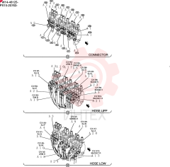 HYD. TUBE Hyd Lines, Upp PW03H00039F1 (2)
