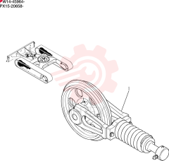 Idler Assy, Crawler PX52D00032F1