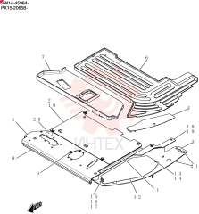 PLATE Plate Group, Floor (cab) PW03M00114F1