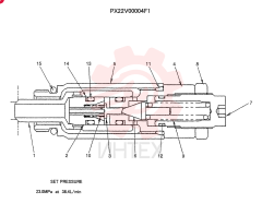 VALVE PRESSURE RELIE PX22V00004F1