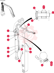 HYD LINES, ARM PX43H00025F1