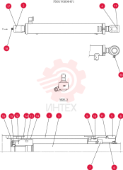 HYDRAULIC CYLINDER PX01V00064F1