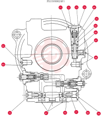 HYDRAULIC MOTOR PX15V00024F1 (1)