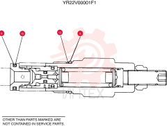 HYDRAULIC VALVE YR22V00001F1
