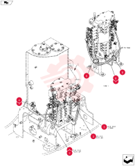 Main, Nibbler & Breaker + Dozer + Boom Arm Safety YT06H00113F1
