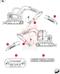 Схема (E70BSR) - COMPACT CRAWLER EXCAVATOR ASN YT06-18001 YT22T00101F2