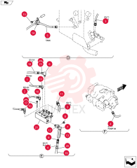 Схема (E70BSR) - COMPACT CRAWLER EXCAVATOR ASN YT06-18001 2420R34D180