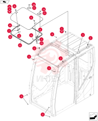 Схема (E70BSR) - COMPACT CRAWLER EXCAVATOR ASN YT06-18001 LQ02C01303F1