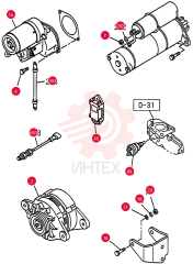 ENGINE ELECTRICAL CONTROL PARTS 0-60A