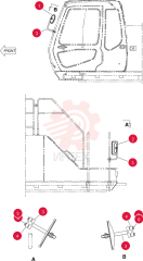 REAR VIEW MIRROR KHP1527