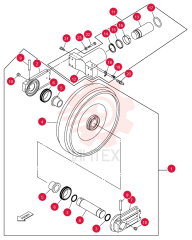 FLEETING PULLEY KUA10110