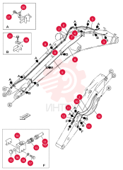 HYDRAULIC HOSE,19.05 mm ID x 2050.00 mm