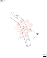 Схема (E80BMSR) - COMPACT CRAWLER EXCAVATOR ASN LF06-04501 (NBTA18037) LF02B01049F1