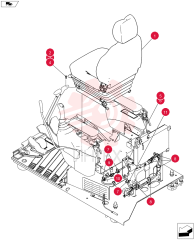Схема (E80BMSR) - COMPACT CRAWLER EXCAVATOR ASN LF06-04501 (NBTA18037) YY25M00030F1