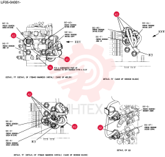 Harness Assy, Upp, Serial Range: LF05-04001-LF05-04212 LF13E00008F1 (11)