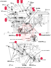 Harness Assy, Upp, Serial Range: LF05-04001-LF05-04212 LF13E00008F1 (12)