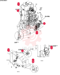 Harness Assy, Upp, Serial Range: LF05-04001-LF05-04212 LF13E00008F1 (3)