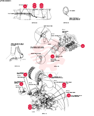 Harness Assy, Upp, Serial Range: LF05-04001-LF05-04212 LF13E00008F1 (1)
