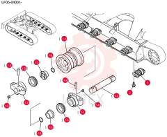 Roller Assy, Track YT64D00005F1