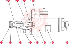 SOLENOID VALVE,Cartridge W/Coil YN35V00050F1
