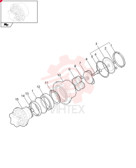 HYDRAULIC MOTOR,12.46CC 72271598 (2)