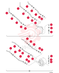 HYDRAULIC LINES LINES, LOW (High & Wide) YN02HU0002F1