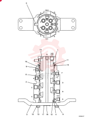 HYDRAULIC SWIVEL 24100J12703F1
