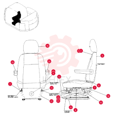 SEAT ASSY. YY25M00002F1