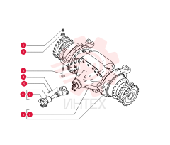 NUT,M24 x 2, Cl 10