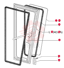 CAB GLASS ASSY 75311300