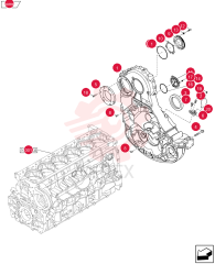 Схема (F3DFA613B*E004) - ENGINE 504384986 - 84550912 W/O BRAKE 5801362311