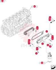 Схема (F3DFA613B*E004) - ENGINE 504384986 - 84550912 W/O BRAKE 5801379224