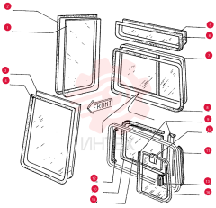 CAB GLASS ASSY