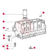 ENGINE CYLINDER LINER 98429670