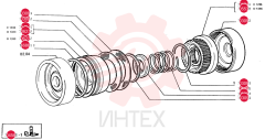 O-RING,0.139" Thk x 8.484" ID, -268, Cl 7, 75 Duro 14468681 (1)
