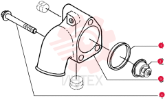SEAL,Square, 5.16mm Thk x 50.17mm ID