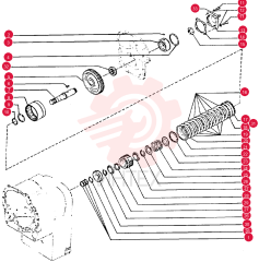 RING,Locking, 46.23mm ID x 50.8mm OD x 2.37mm Thk 70673875 (2)