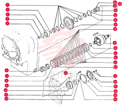 ROLLER BEARING,1.969" ID x 3.348" OD x 1.9488"