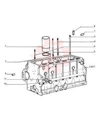 ENGINE CYLINDER LINER 4850230