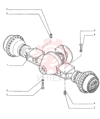 LIVE FRONT AXLE 76034401