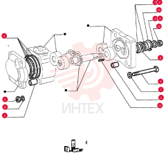 SHAFT SEAL,17.4mm ID x 28.5mm OD x 6.35mm Thk